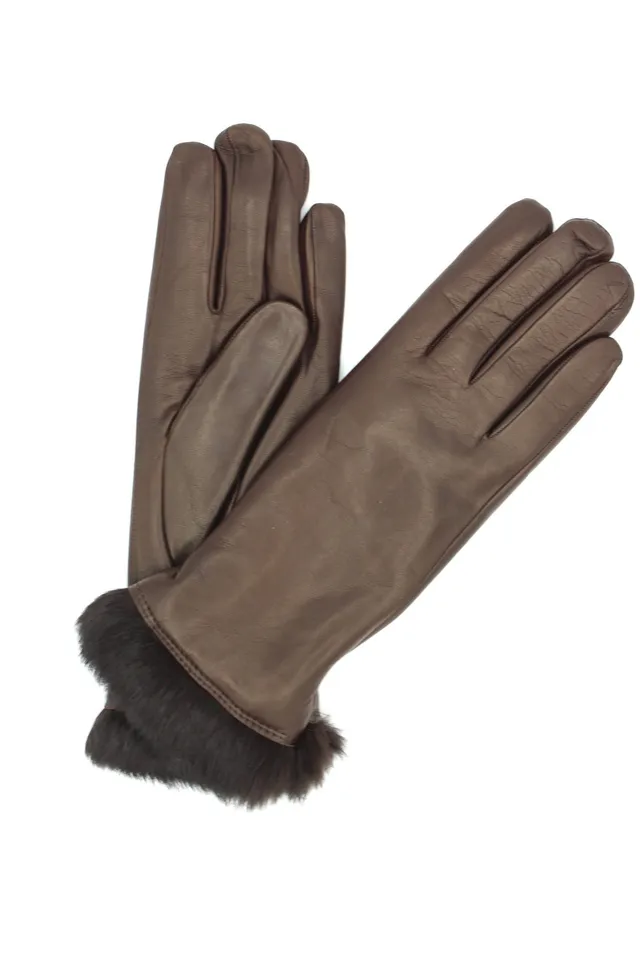 sermoneta-gloves-guanto-artik-in-nappa-con-fodera-in-lapin-e-bordo-in-lapin-test image 1