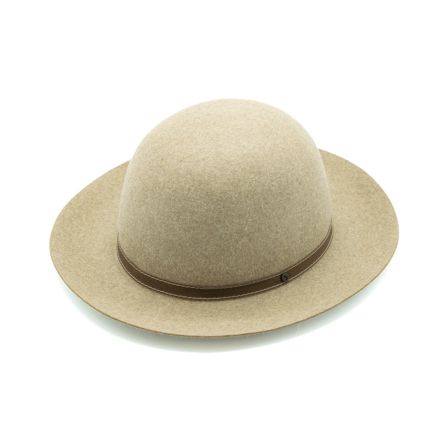 doria-1905-roller-cappello-arrotolabile-in-feltro-di-lapin-melange-beige image 1