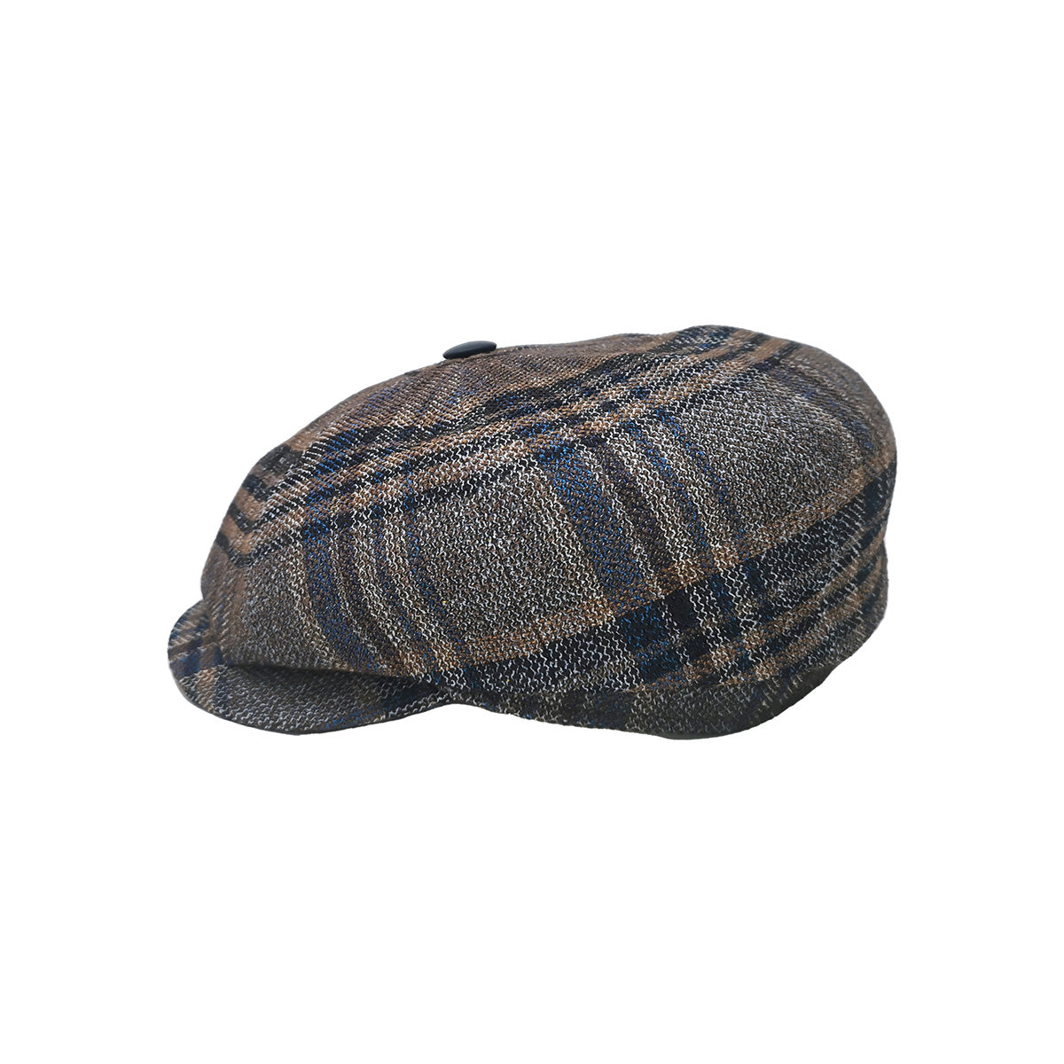 doria-1905-shelby-coppola-irlandese-8-spicchi-tartan-seta-lino image 3
