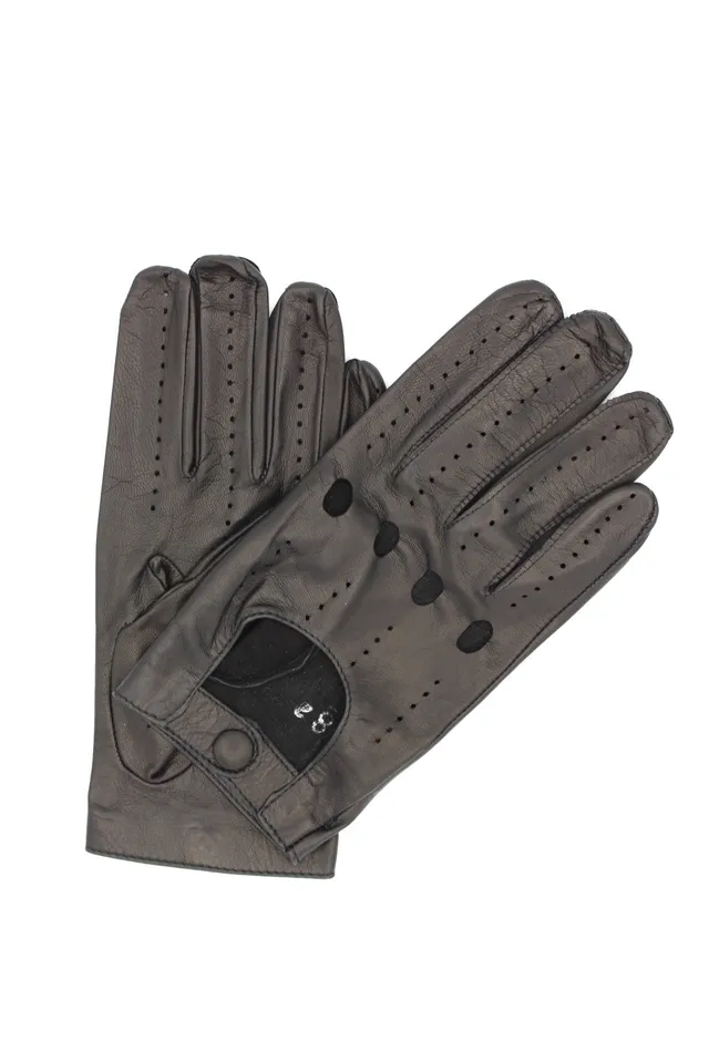 sermoneta-gloves-guanto-in-nappa-da-guida-con-dita-intere-nero image 1