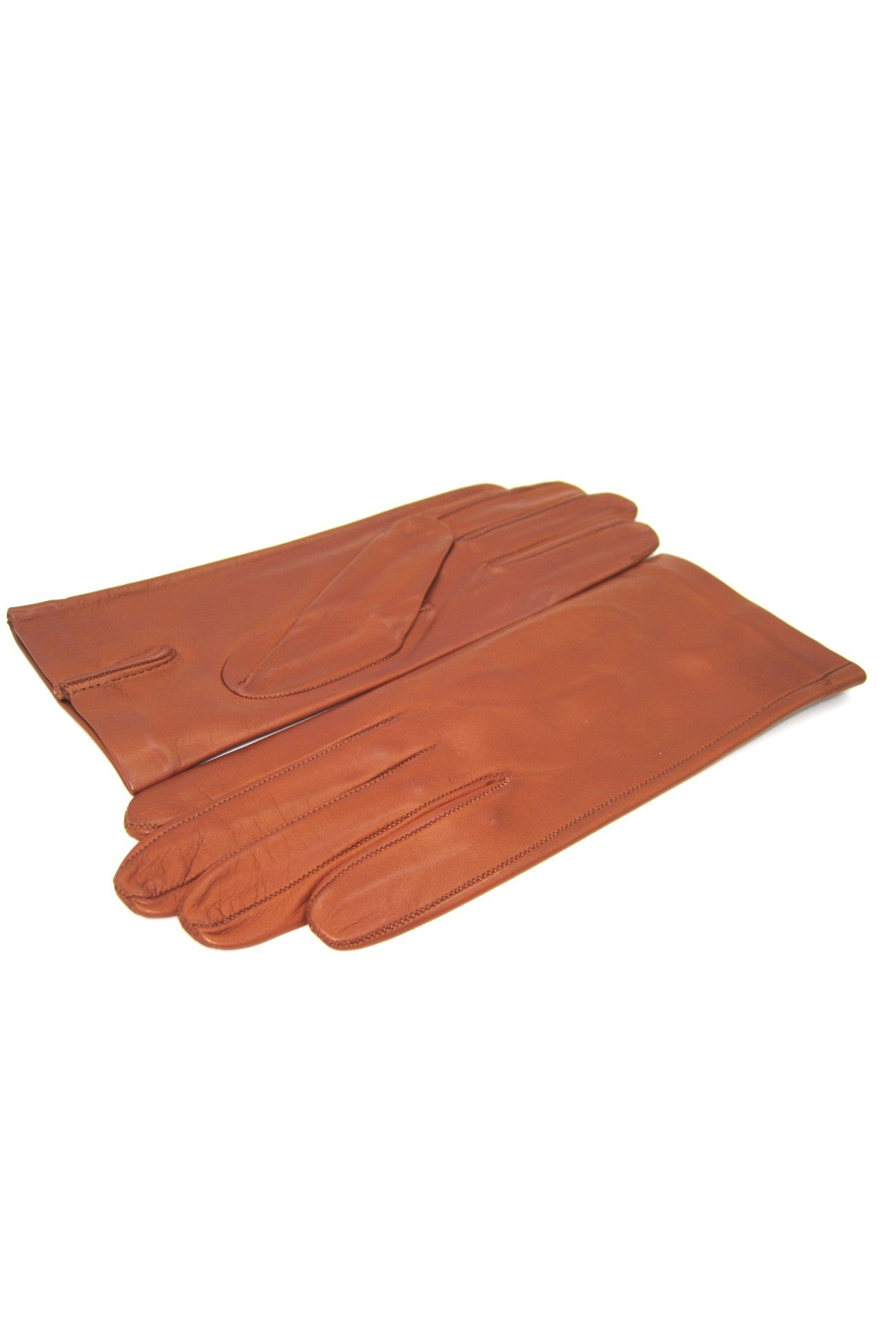 sermoneta-gloves-guanto-classico-2bt-in-nappa-foderato-di-seta-cognac image 3