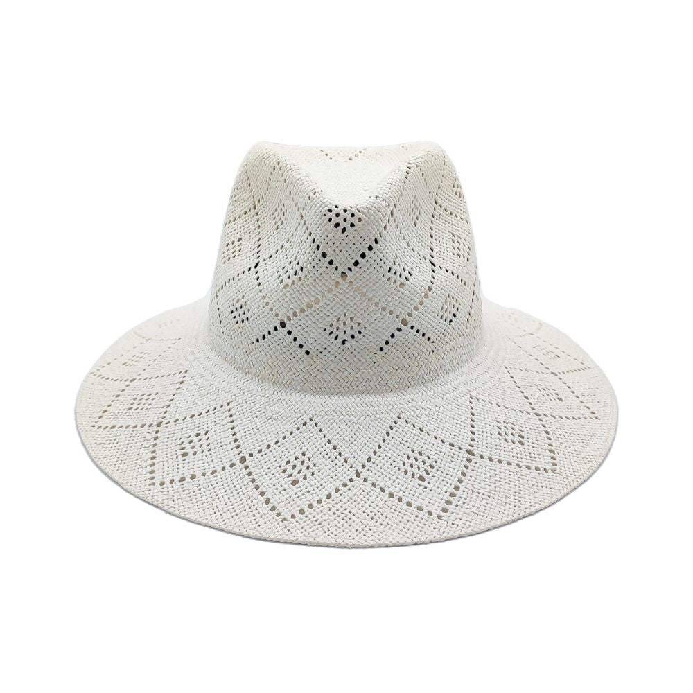 doria-1905-ernest-lace-cappello-tesa-larga-intreccio-carta-bianco image 3