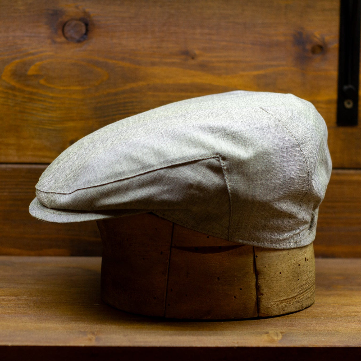 cappellificio-biellese-1935-county-cap-vbc-waterproof-greige image 4
