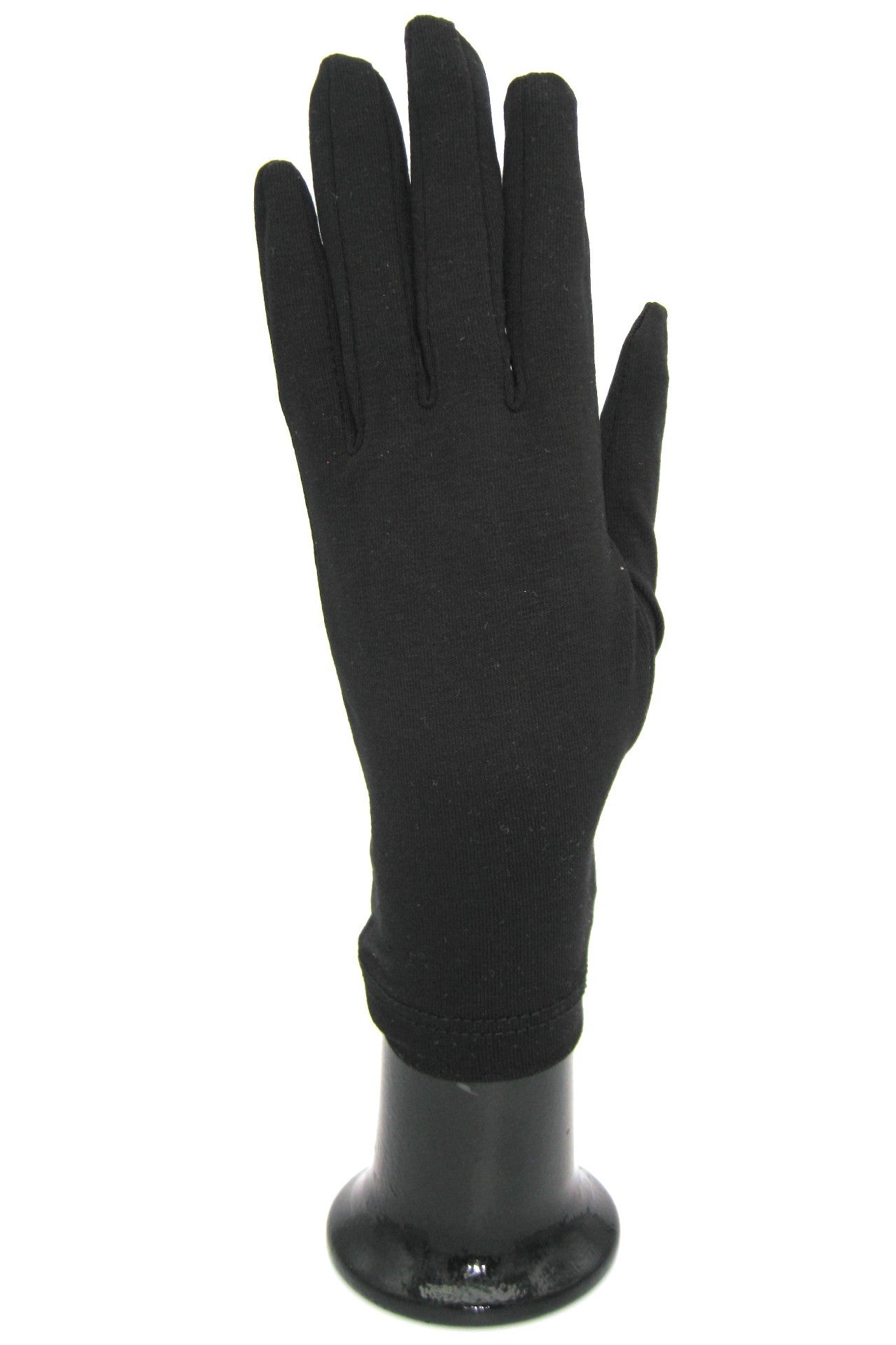 sermoneta-gloves-guanto-in-cotone-nero image 1