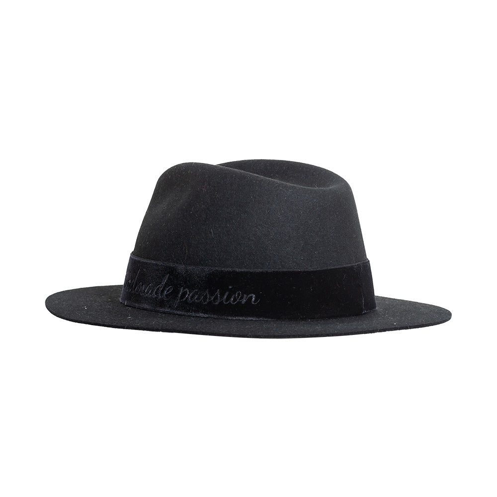 doria-1905-delano-cappello-drop-in-feltro-di-lapin-rasato-nero-con-cinta-velluto image 1