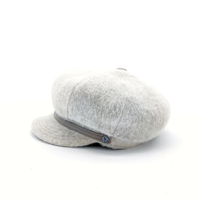 doria-1905-marinel-sailor-cap-in-wool-alpaca-cappuccino image 1