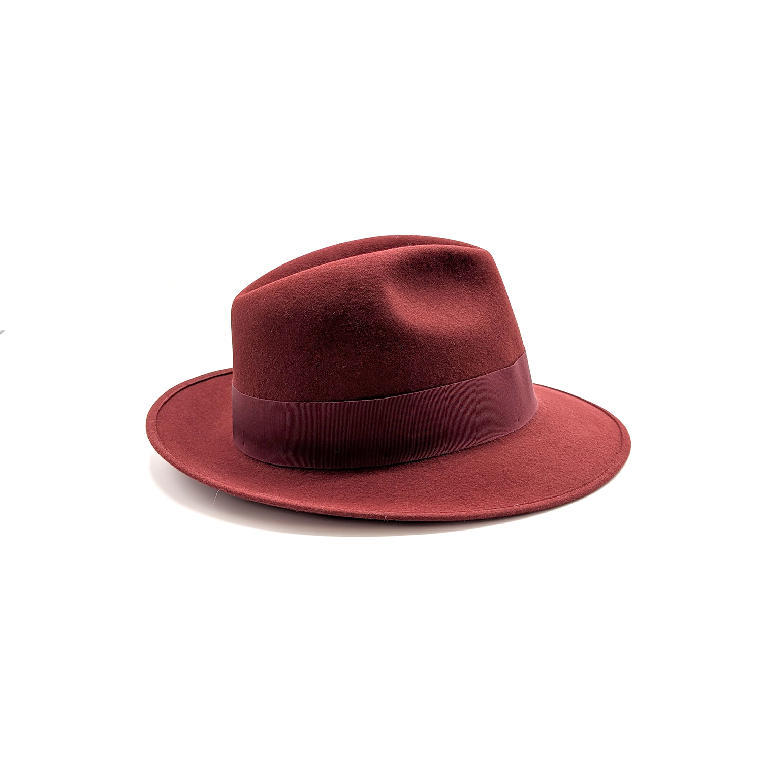 doria-1905-drop-cappello-in-feltro-di-lapin-rasato-rosso-pomodoro image 4
