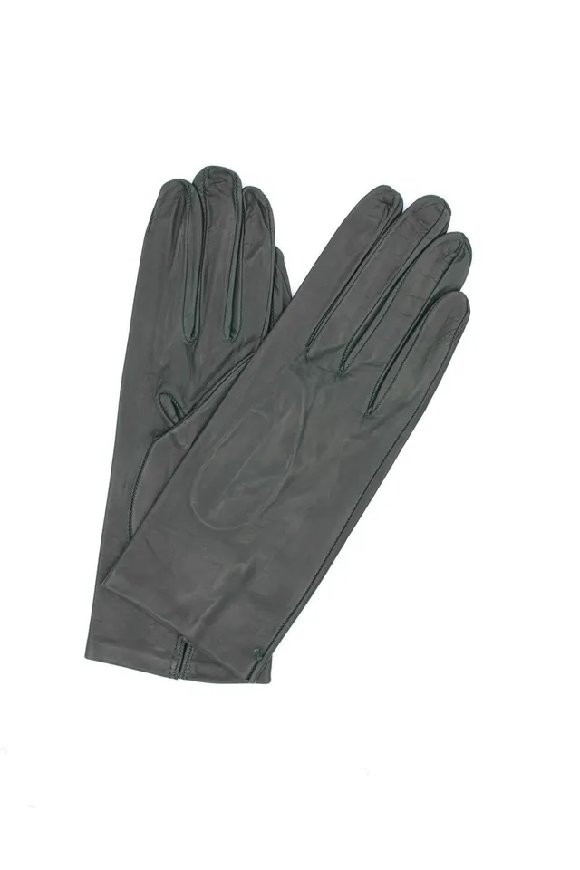 sermoneta-gloves-guanto-classico-in-nappa-sfoderato-verde-scuro image 1