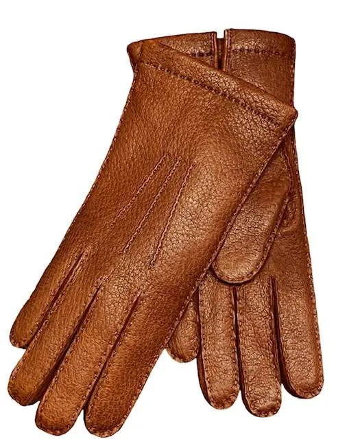merola-gloves-guanti-in-pelle-di-pecari-foderati-in-pelliccia-cuciti-a-mano image 1