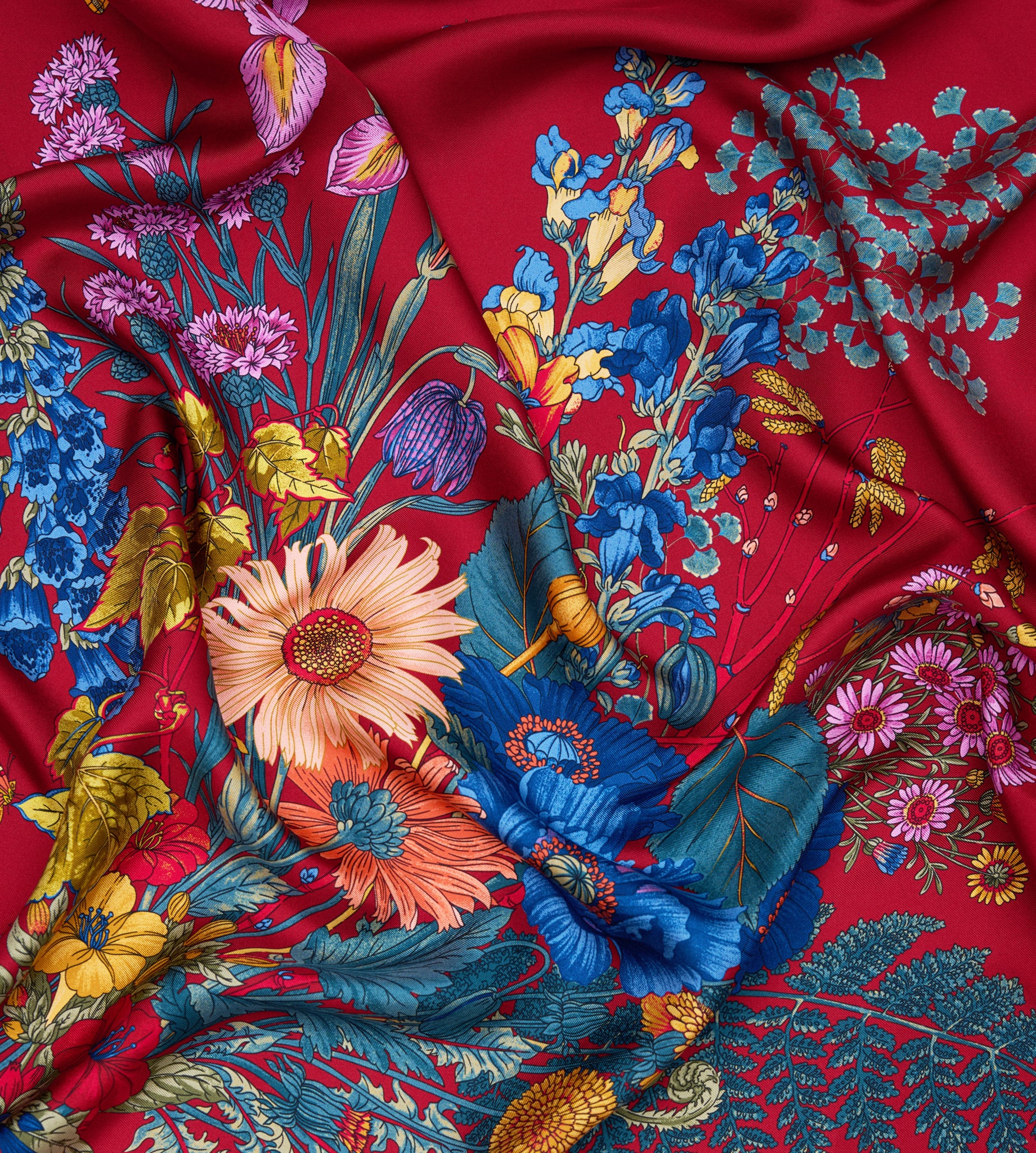 mantero-1902-archivio-n-50-bouquet-carr-classico-90x90-cm image 2