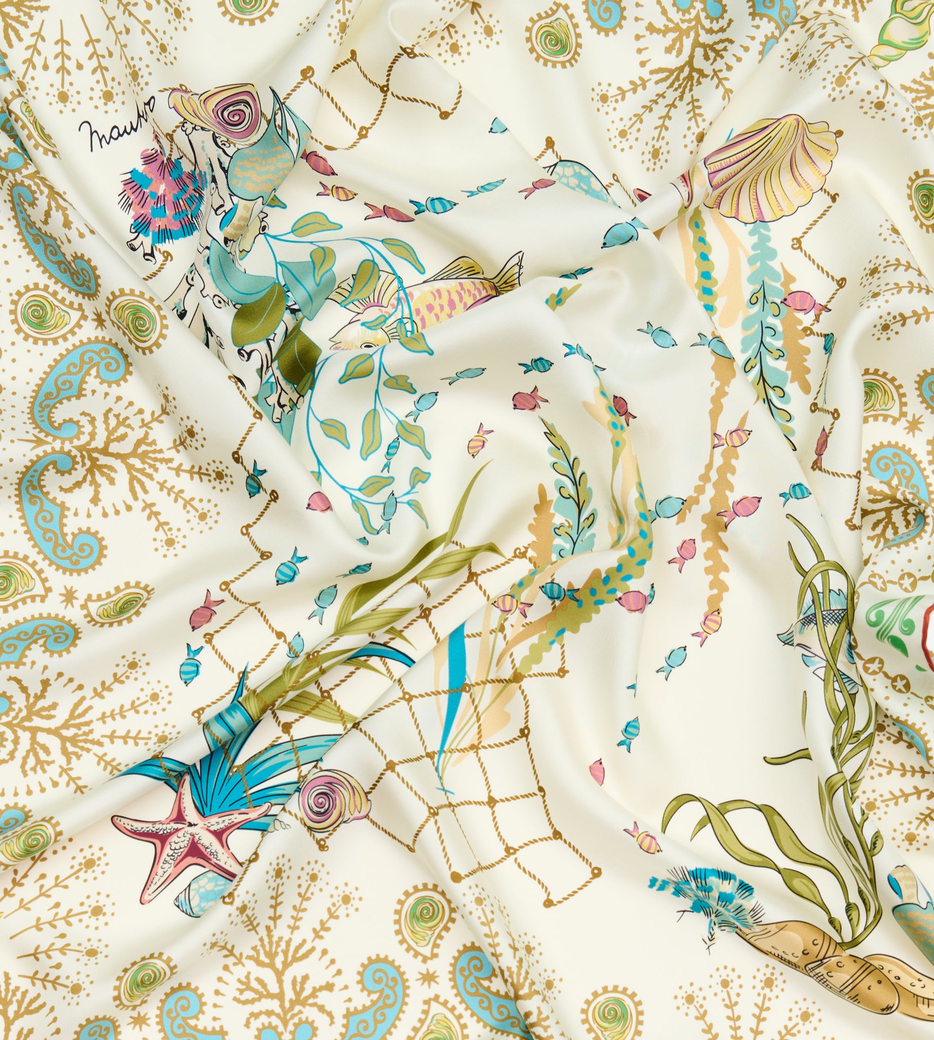mantero-1902-coral-garden-carr-classico-90x90-cm-2 image 5