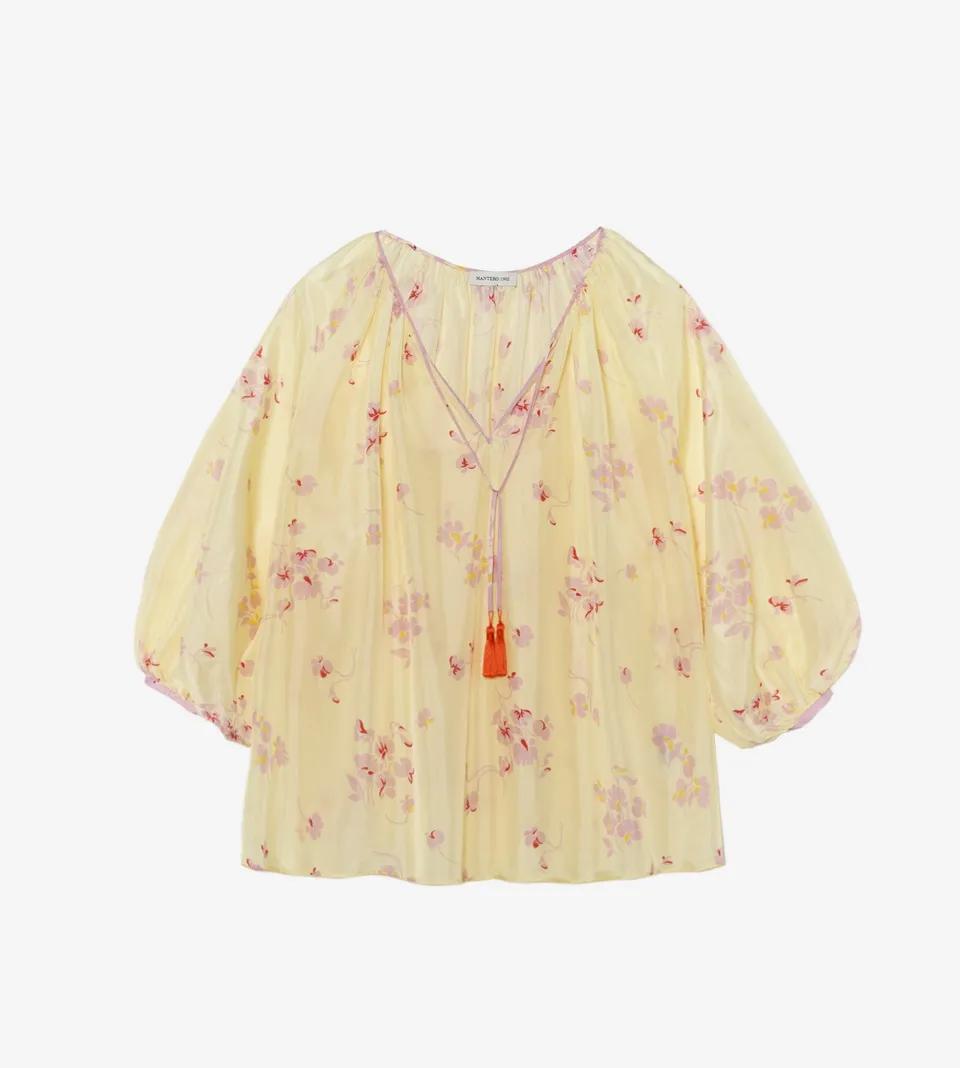 mantero-1902-lolita-blusa-manica-raglan-in-seta image 1