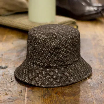 cappellificio-biellese-1935-cloche-alpaca-puntinata-marrone image 1