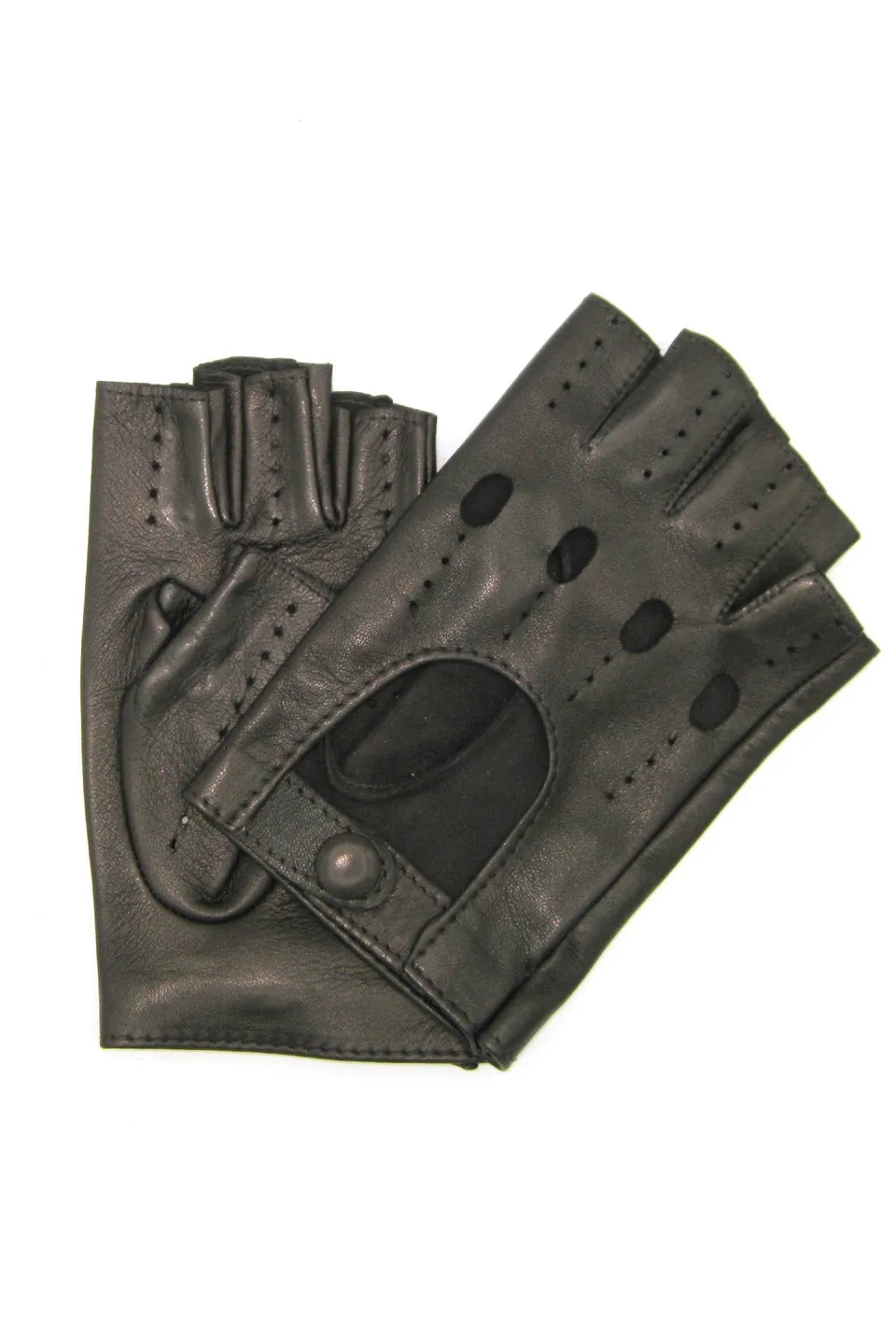 sermoneta-gloves-guanto-in-nappa-da-guida-mezze-dita-t-moro image 1