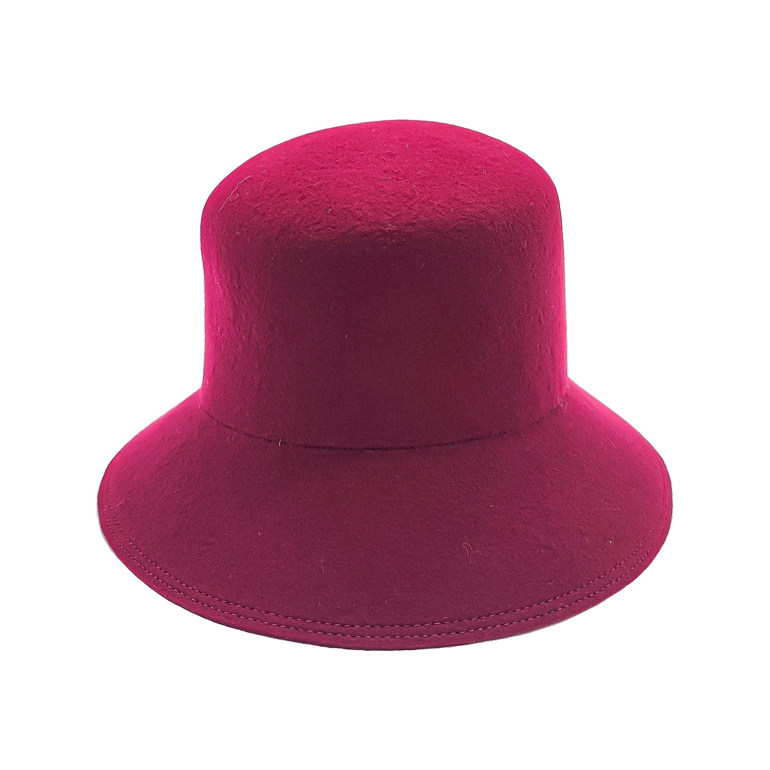 doria-1905-dalida-cloche-arrotolabile-in-feltro-di-lana-rosso-porto image 3