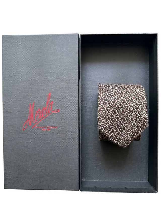 merola-gloves-exclusive-archive-cravatta-in-puro-cashmere-100-cm-8-5-x-148-made--3 image 1