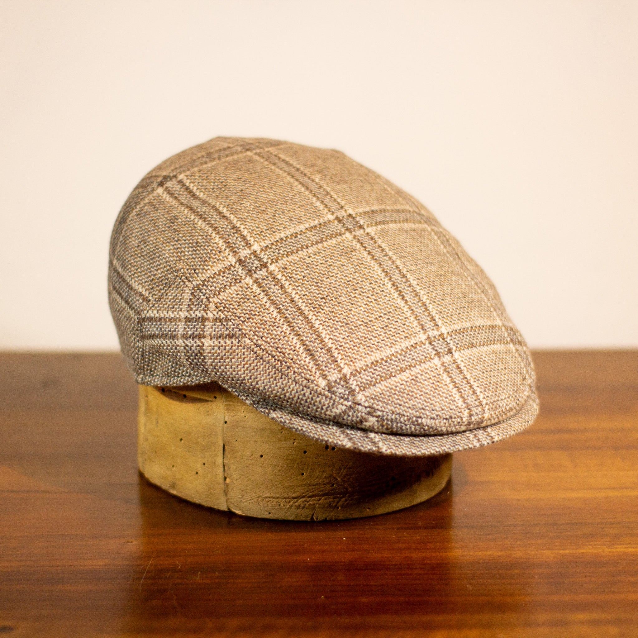 cappellificio-biellese-1935-county-cap-in-wild-moss-cappello-classico-con-visier image 2