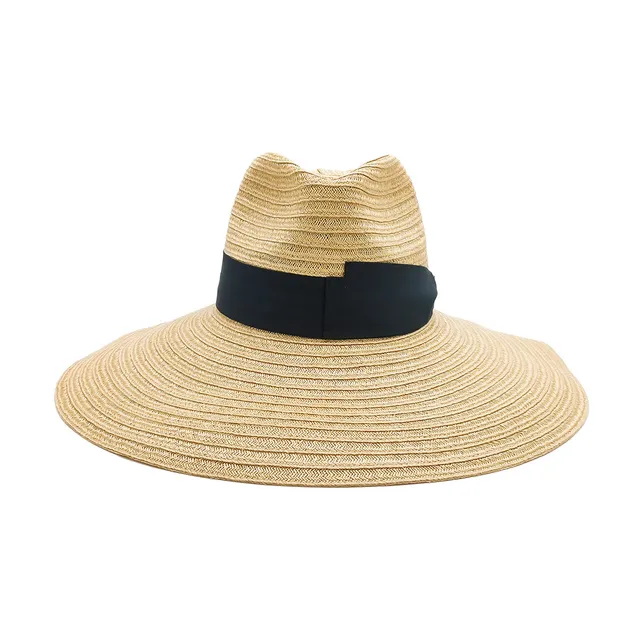doria-1905-levante-cappello-drop-tesa-larga-in-fibra-di-canapa-frumento image 1