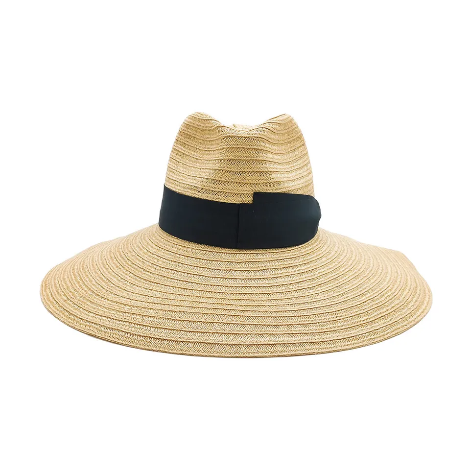 doria-1905-levante-cappello-drop-tesa-larga-in-fibra-di-canapa-frumento image 1
