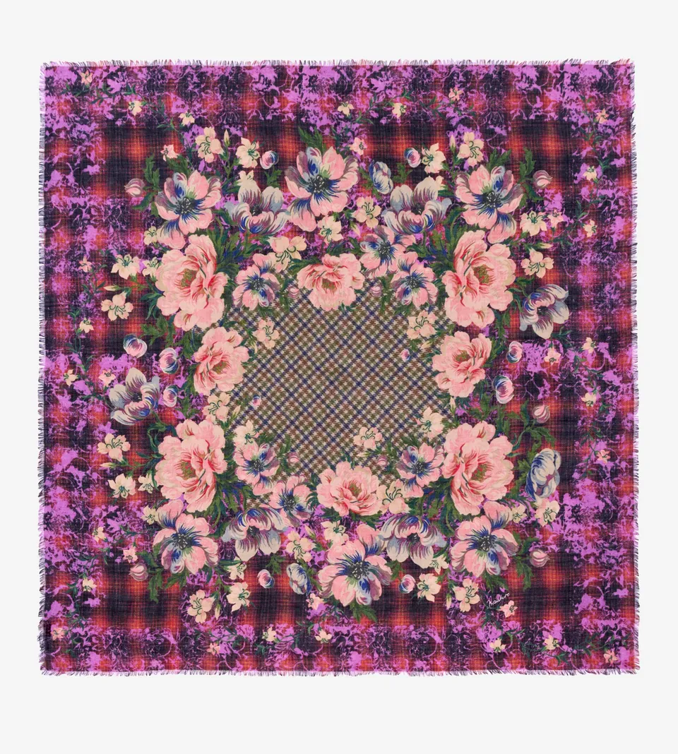 mantero-1902-english-rose-grand-carr-140x140-cm-3 image 1