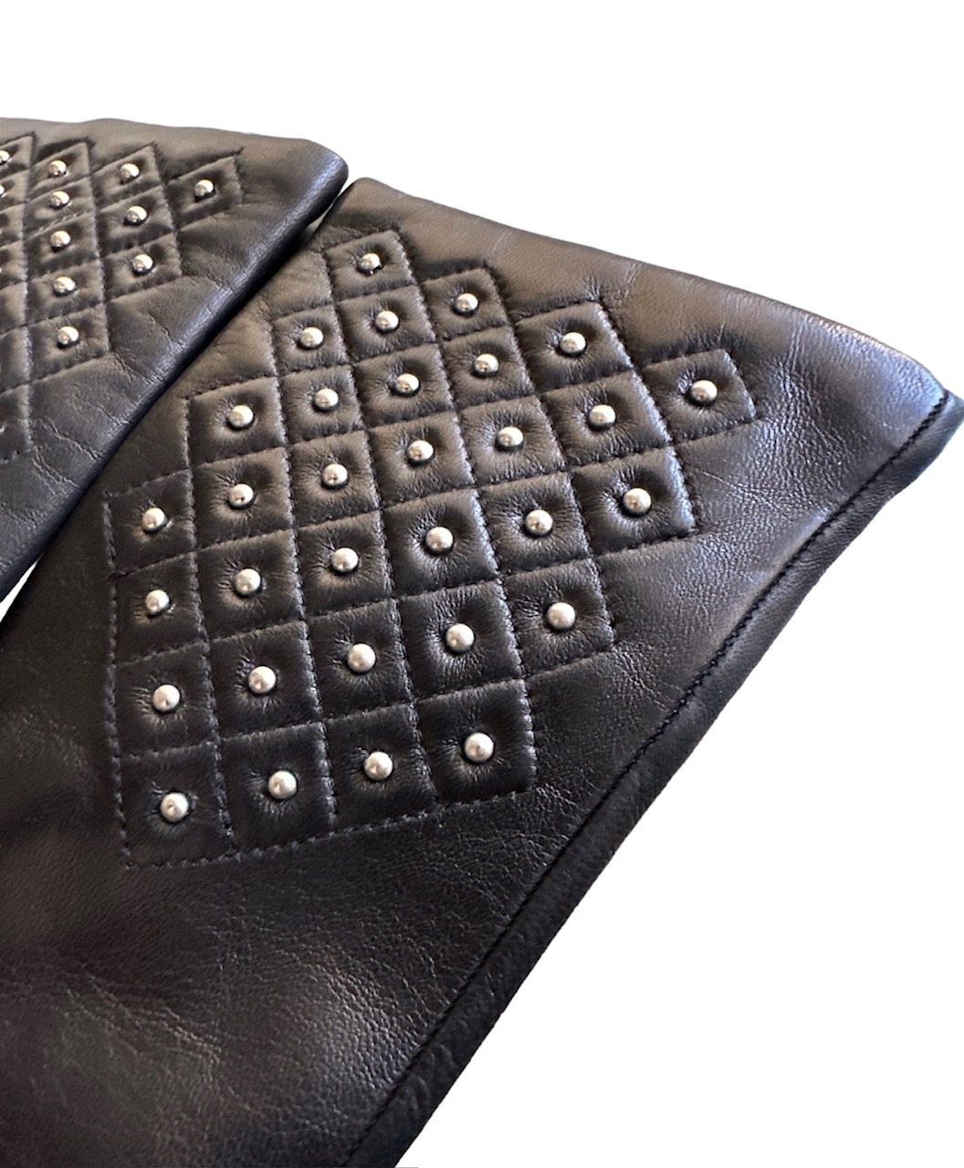 merola-gloves-guanti-in-pelle-nappa-top-quality-con-decorazione-in-metallo-e-fod image 2