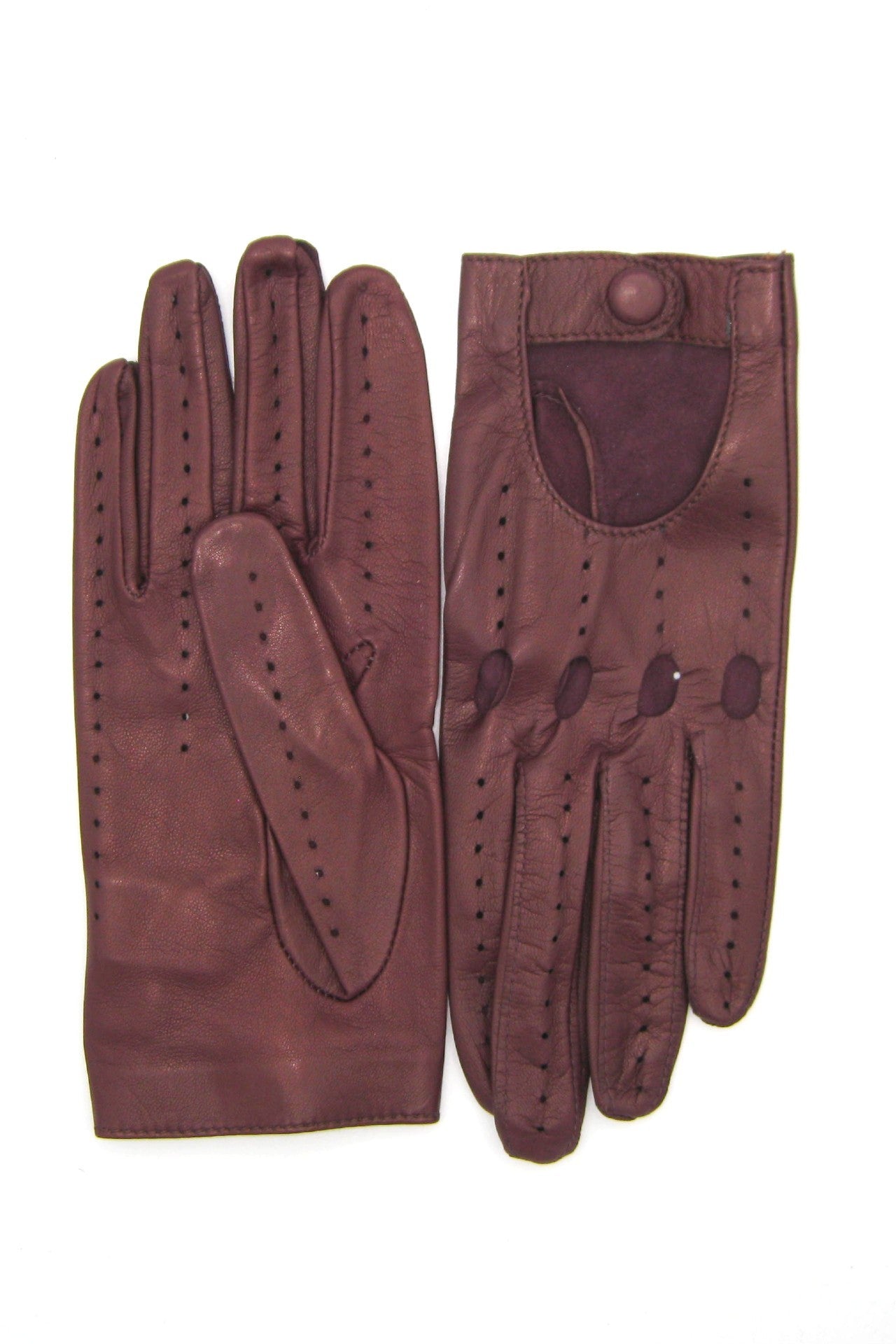 sermoneta-gloves-guanto-da-guida-sfoderato-dita-intere-bordeaux image 2