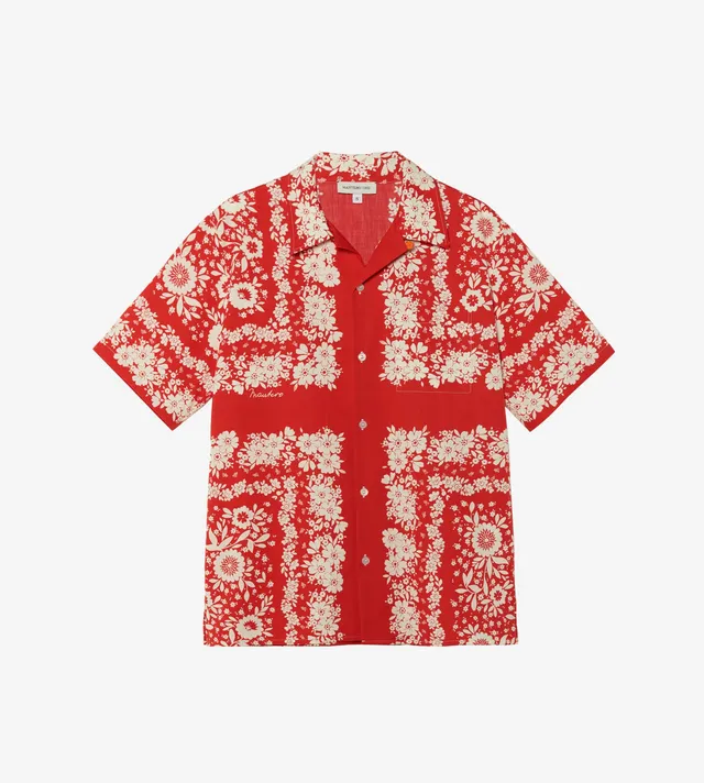 mantero-1902-aloha-camicia-hawaiana-in-cotone image 1
