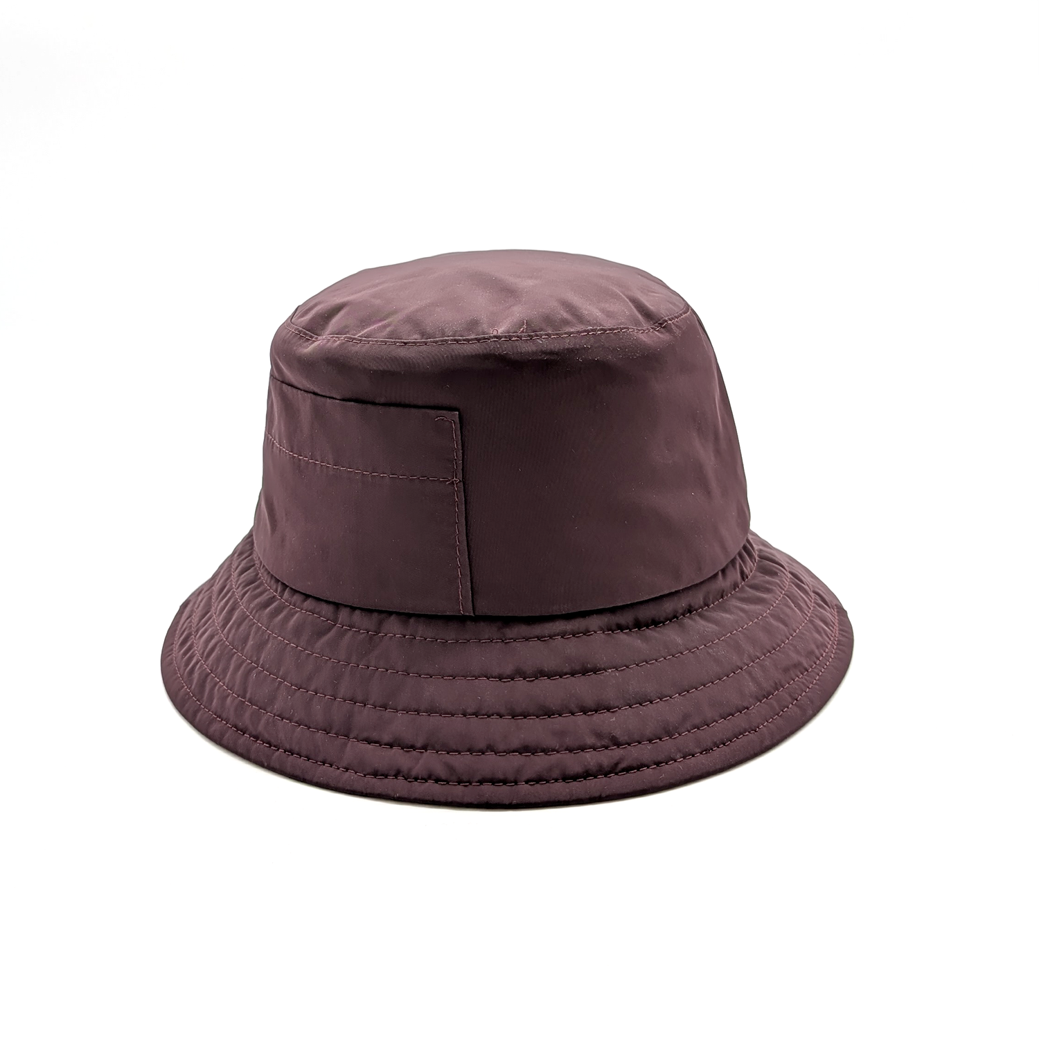doria-1905-boris-berretto-bucket-impermeabile-negroamaro-piuma-d-oca image 4