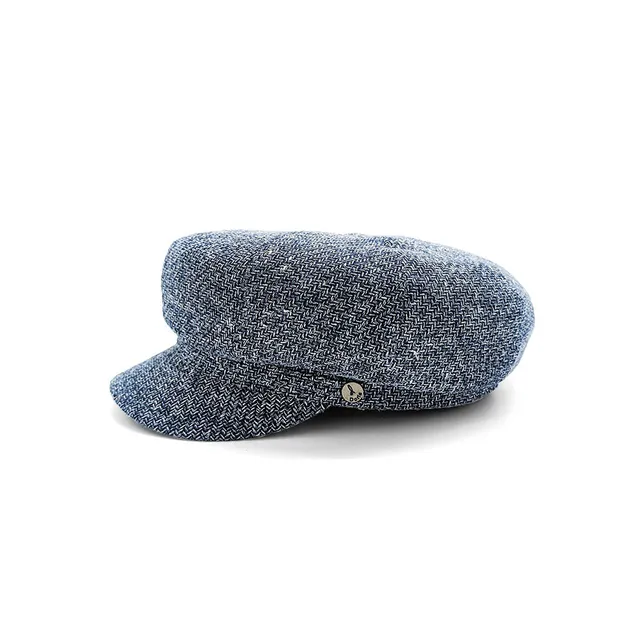 doria-1905-sailor-berretto-marinaio-donna-in-tweed-indaco image 1