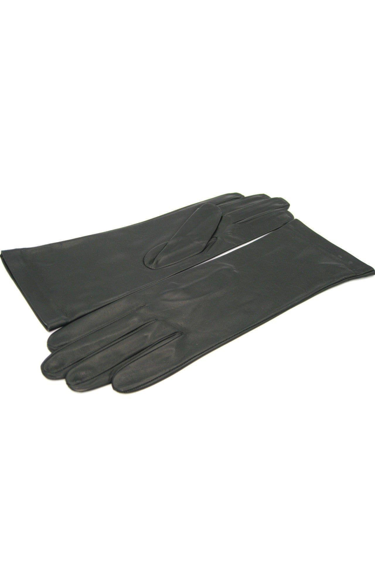 sermoneta-gloves-guanto-classico-donna-nappa-foderato-seta-4bt-nero image 3