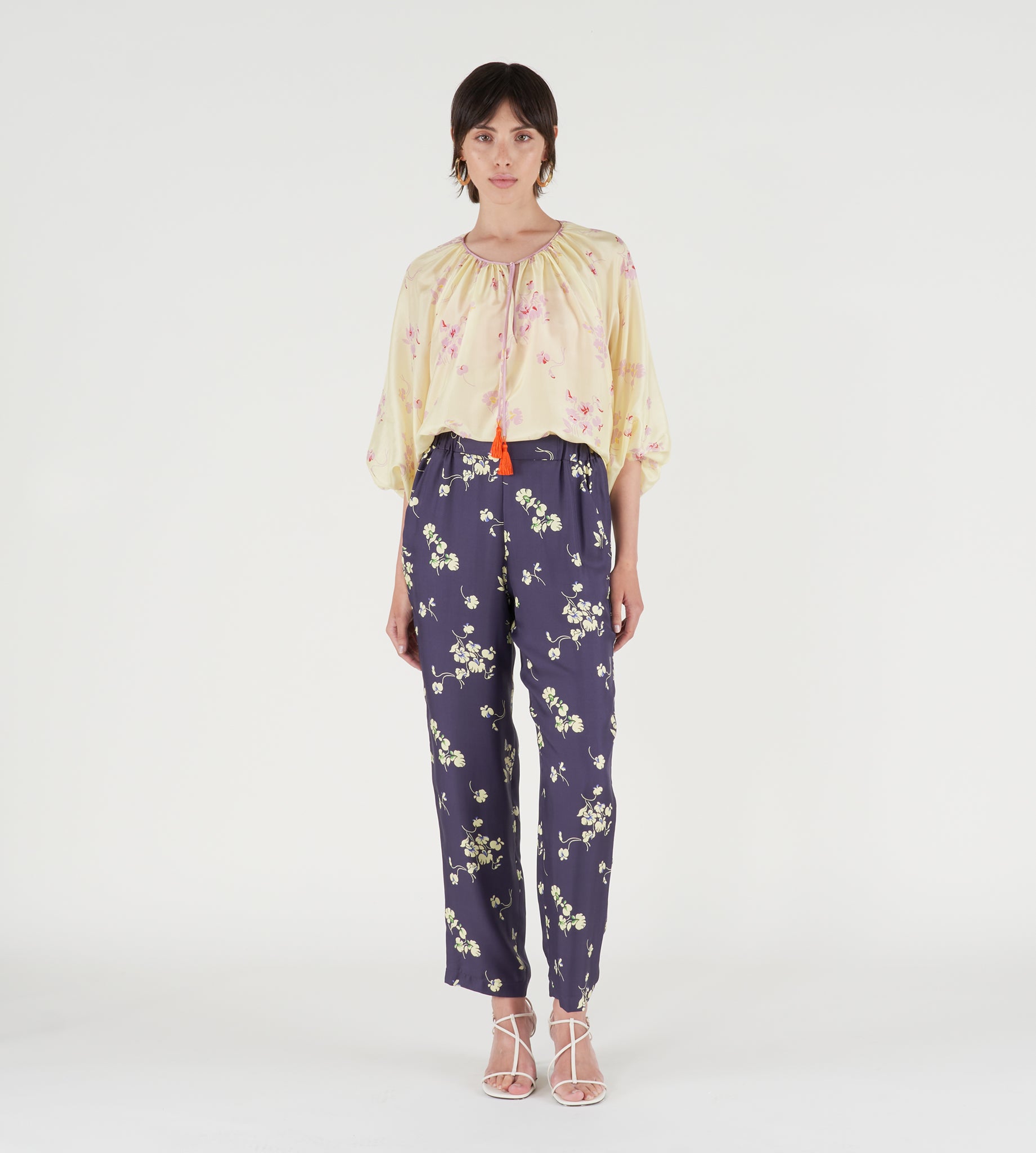 mantero-1902-doris-pantaloni-cropped-in-seta image 4