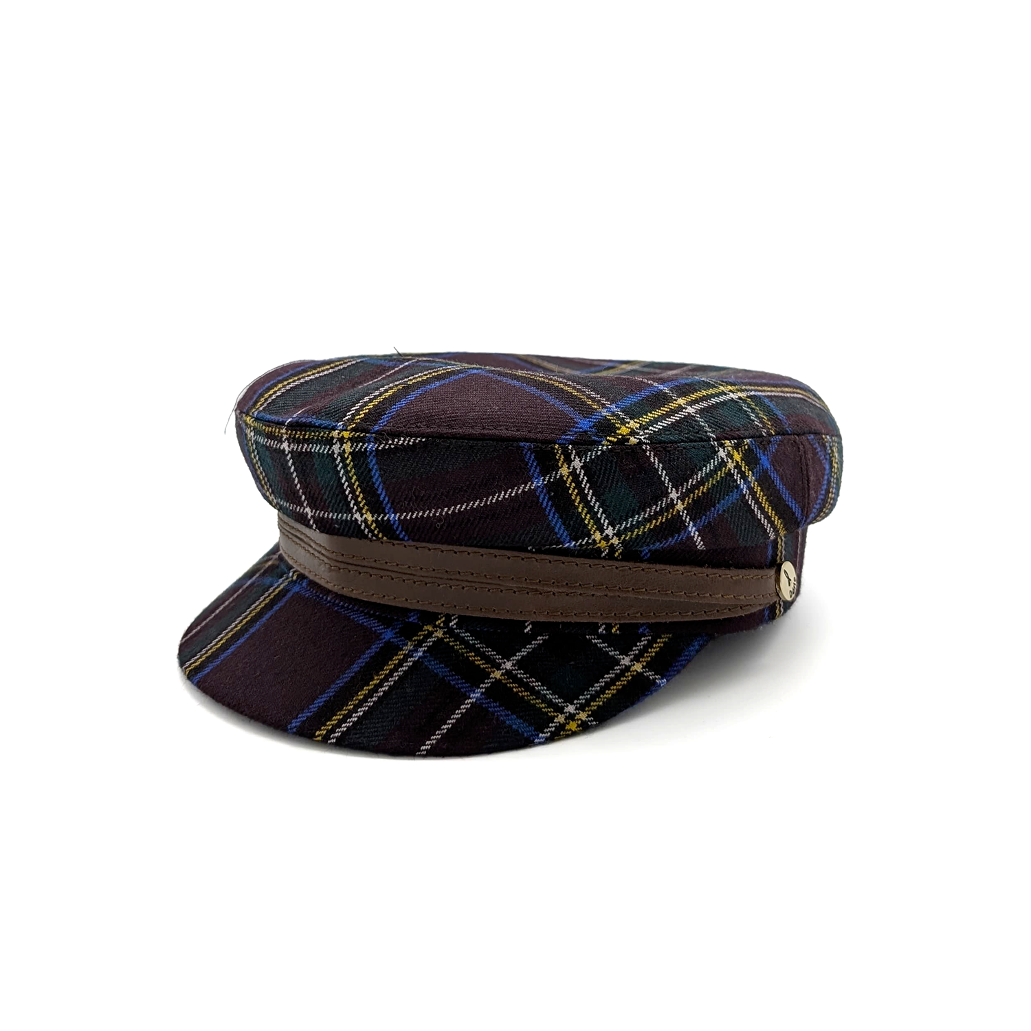 doria-1905-berretto-marinaio-sailor-in-tartan-burgundy-verde image 3