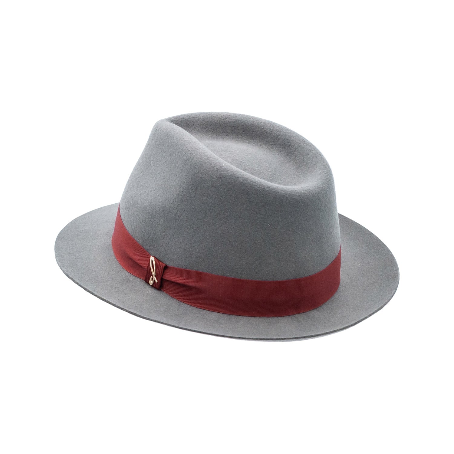 doria-1905-droplet-cappello-drop-in-feltro-di-lana-grigio-chiaro image 3