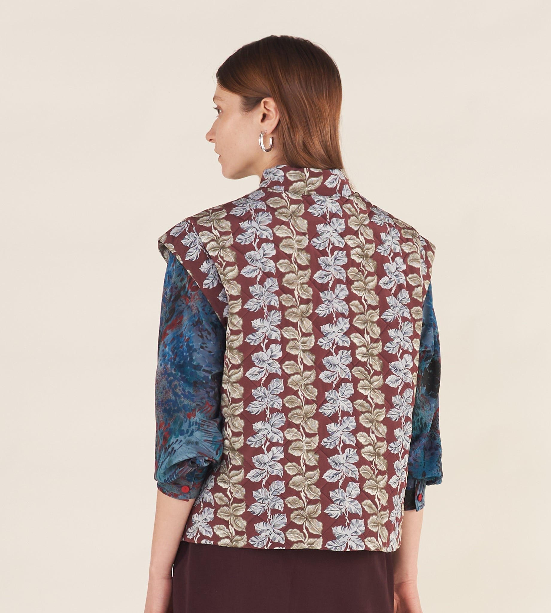 mantero-1902-nora-gilet-trapuntato-donna image 7