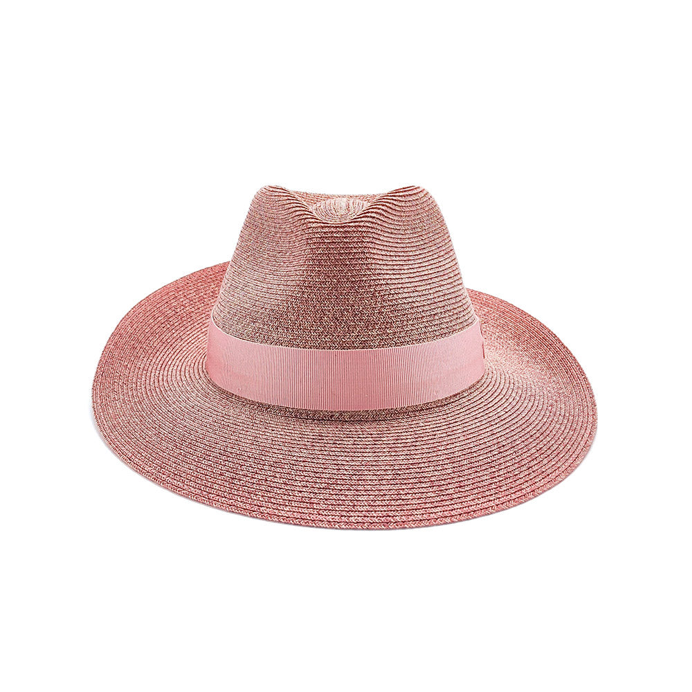doria-1905-cappello-drop-arrotolabile-treccia-papier-rosa-peonia image 3