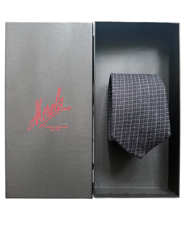 merola-gloves-exclusive-archive-cravatta-in-puro-cashmere-100-cm-8-5-x-148-made--4 image 1