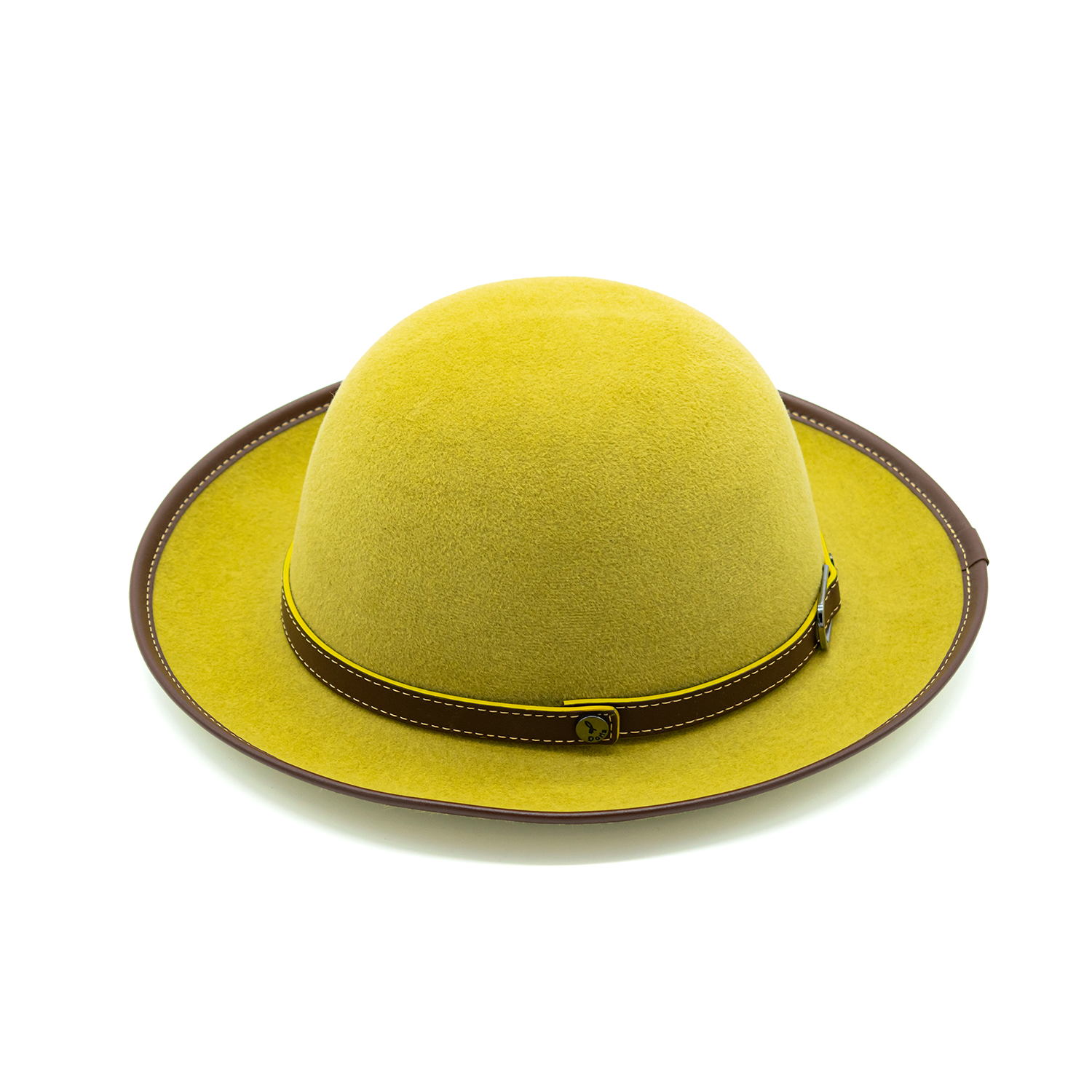 doria-1905-roller-cappello-arrotolabile-in-feltro-di-lapin-giallo image 3