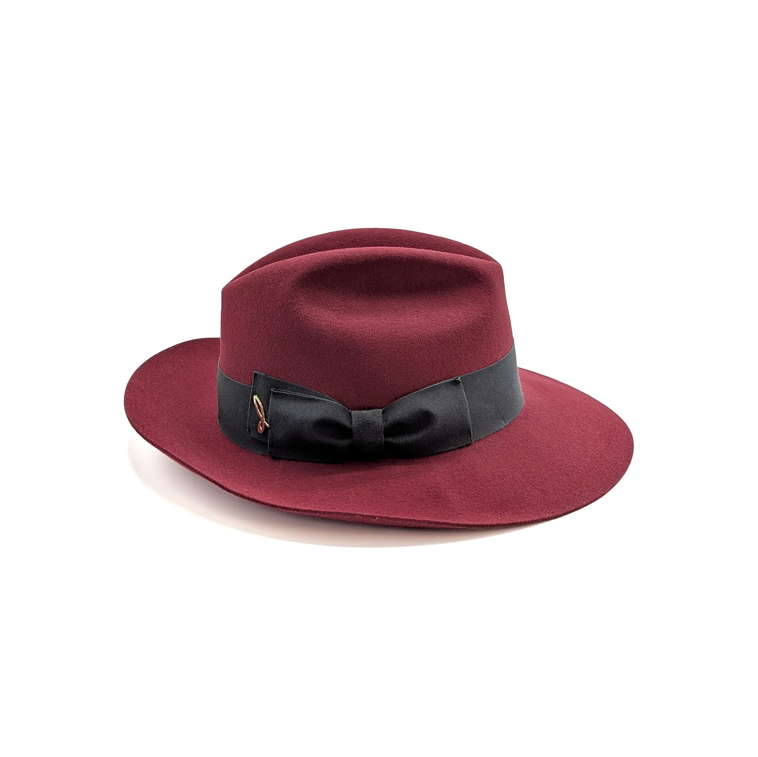 doria-1905-dalida-cappello-fedora-in-feltro-di-lapin-rasato-rosso-copertino image 6