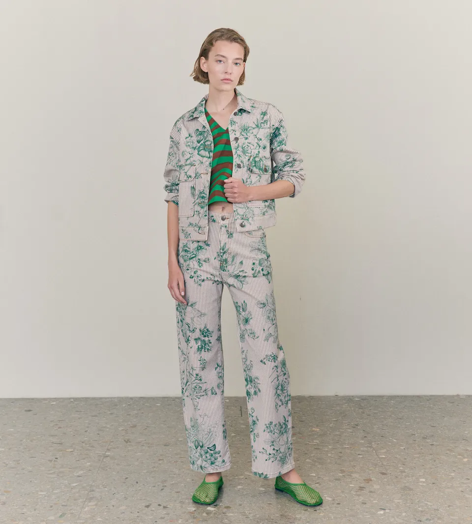 mantero-1902-anais-giacca-denim-stampato image 1