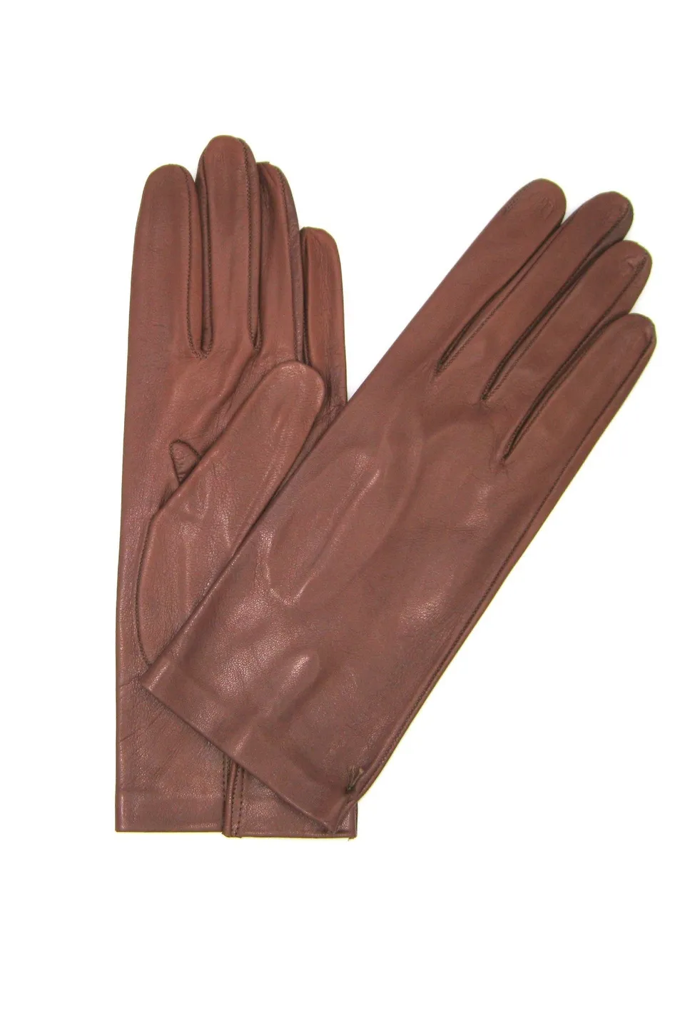 sermoneta-gloves-guanto-in-nappa-sfoderato-cognac image 1