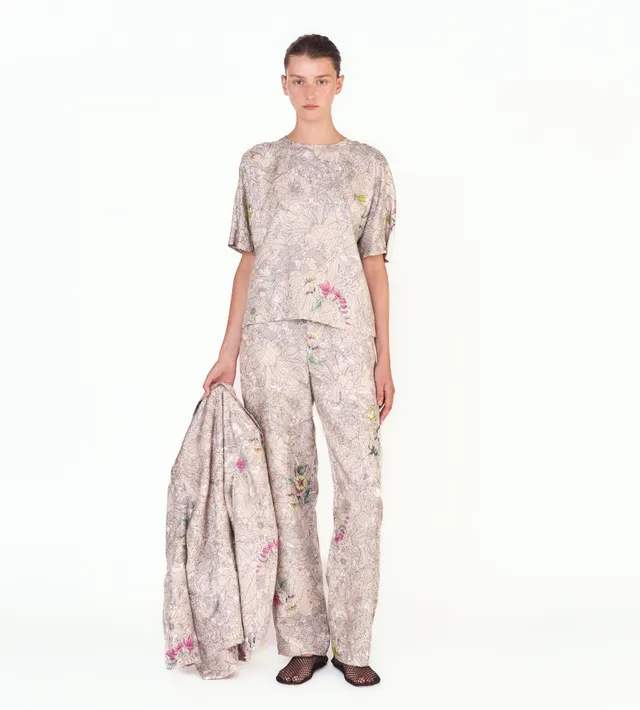 mantero-1902-charlotte-kimono-t-shirt-con-bottone-in-resina image 1
