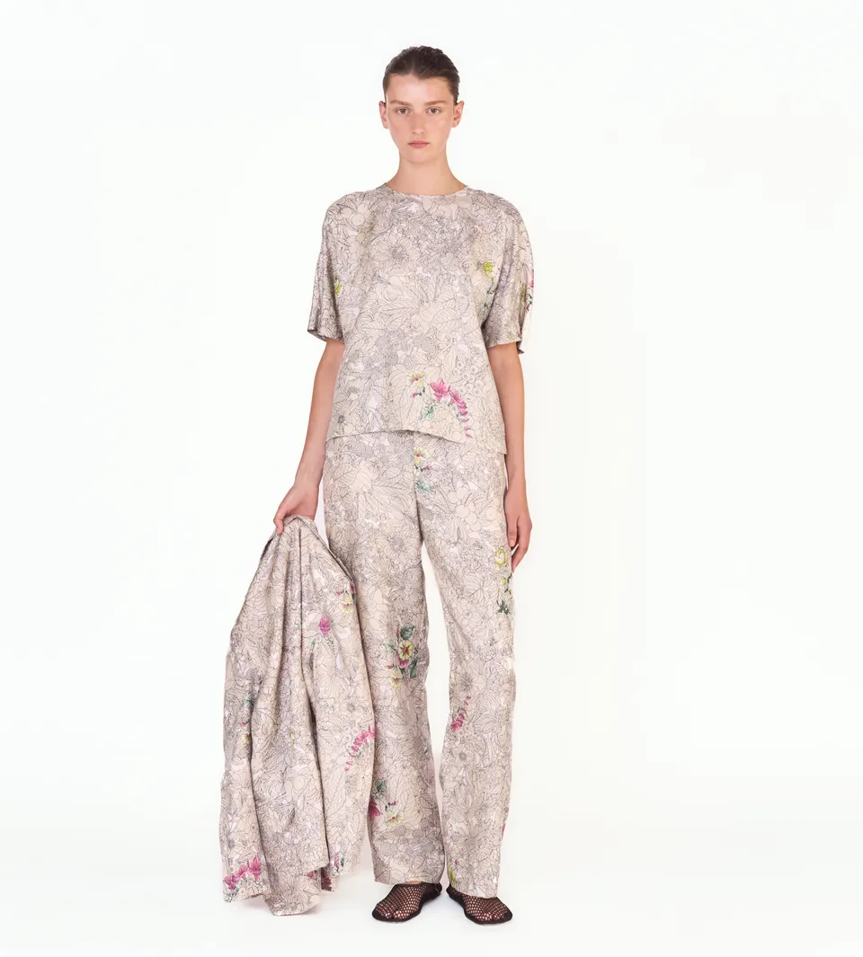 mantero-1902-charlotte-kimono-t-shirt-con-bottone-in-resina image 1