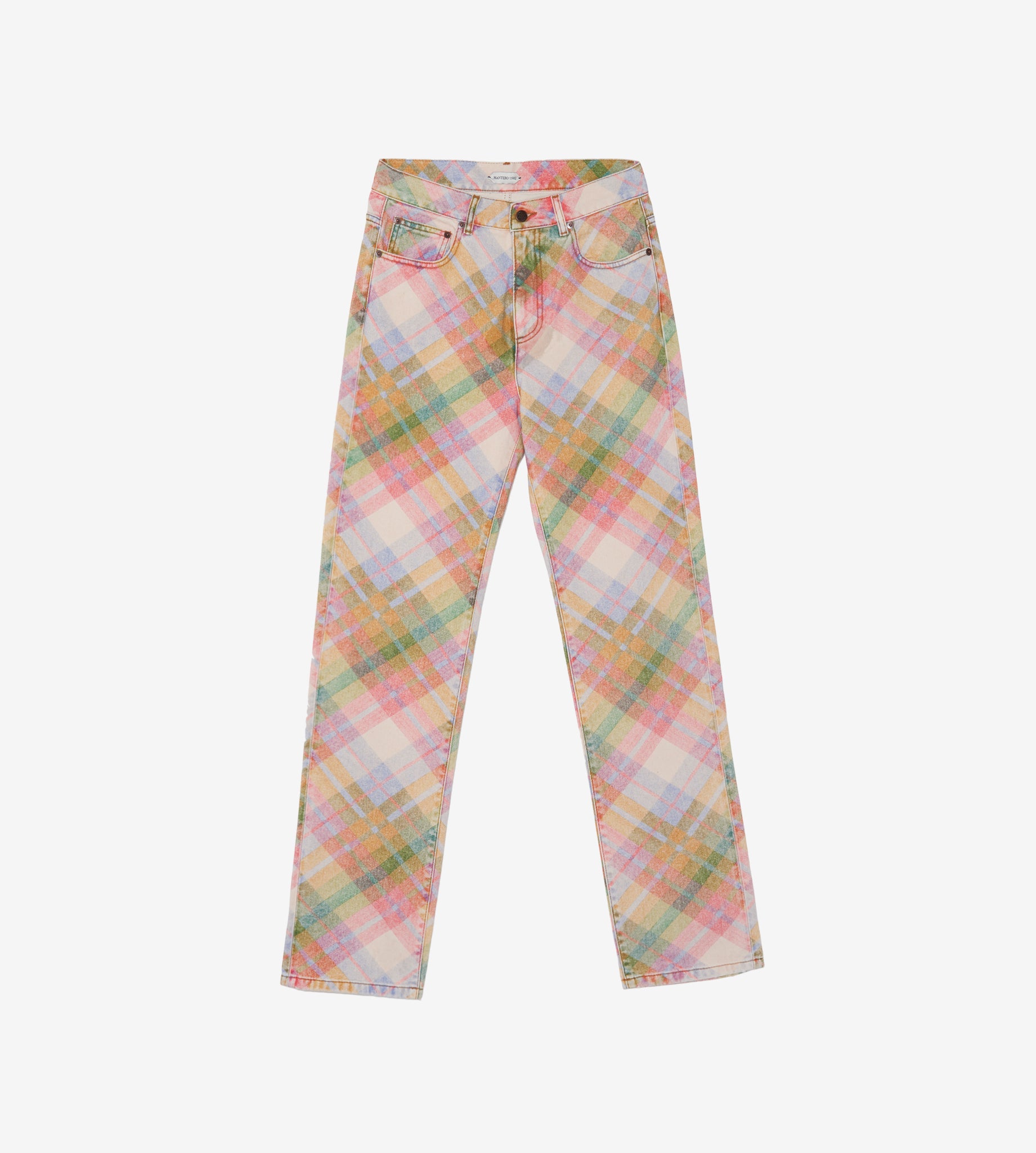 mantero-1902-margot-jeans-in-cotone-stampato-stone-washed image 1