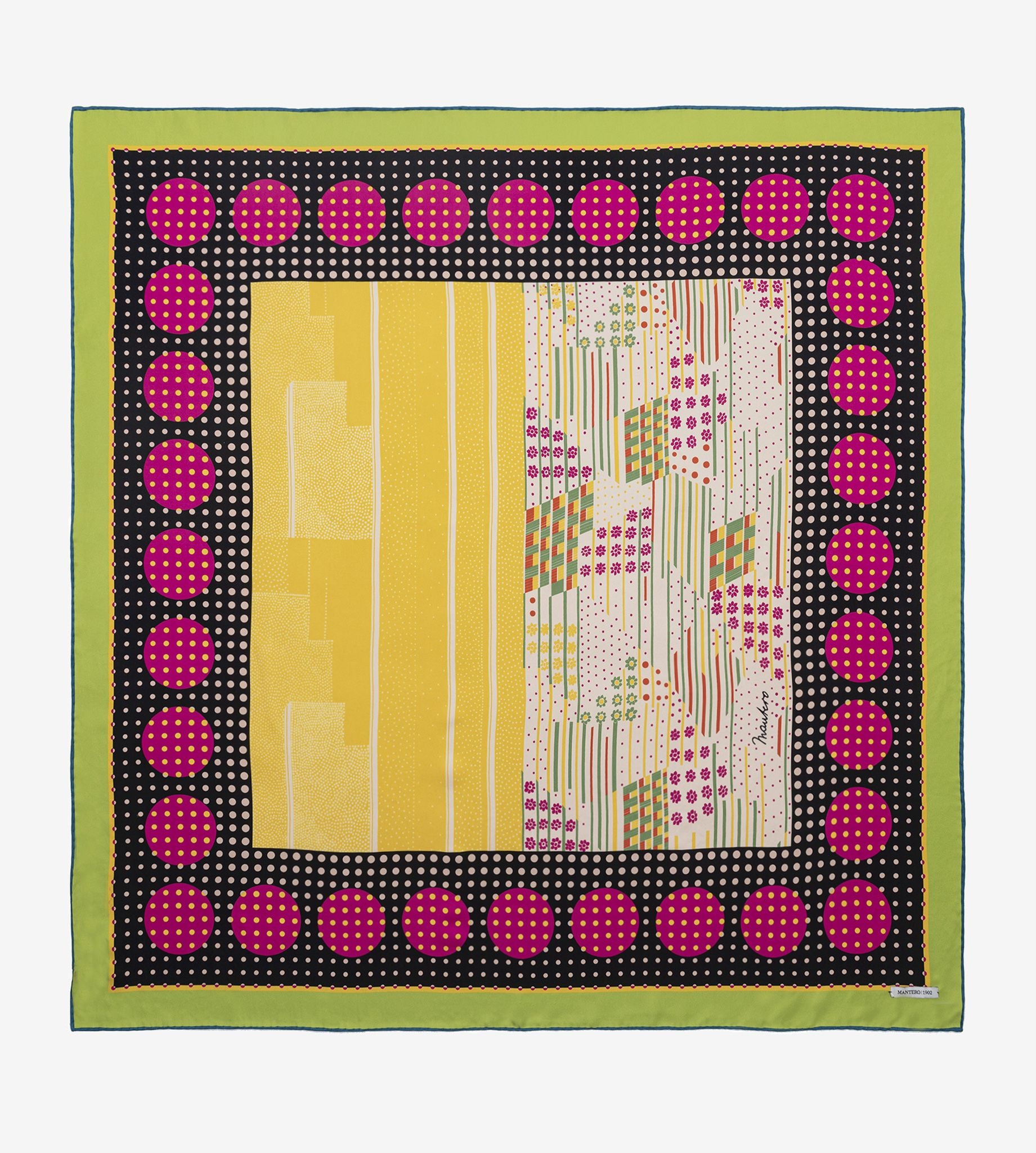 mantero-1902-criss-cross-classic-carr-90x90-cm image 1