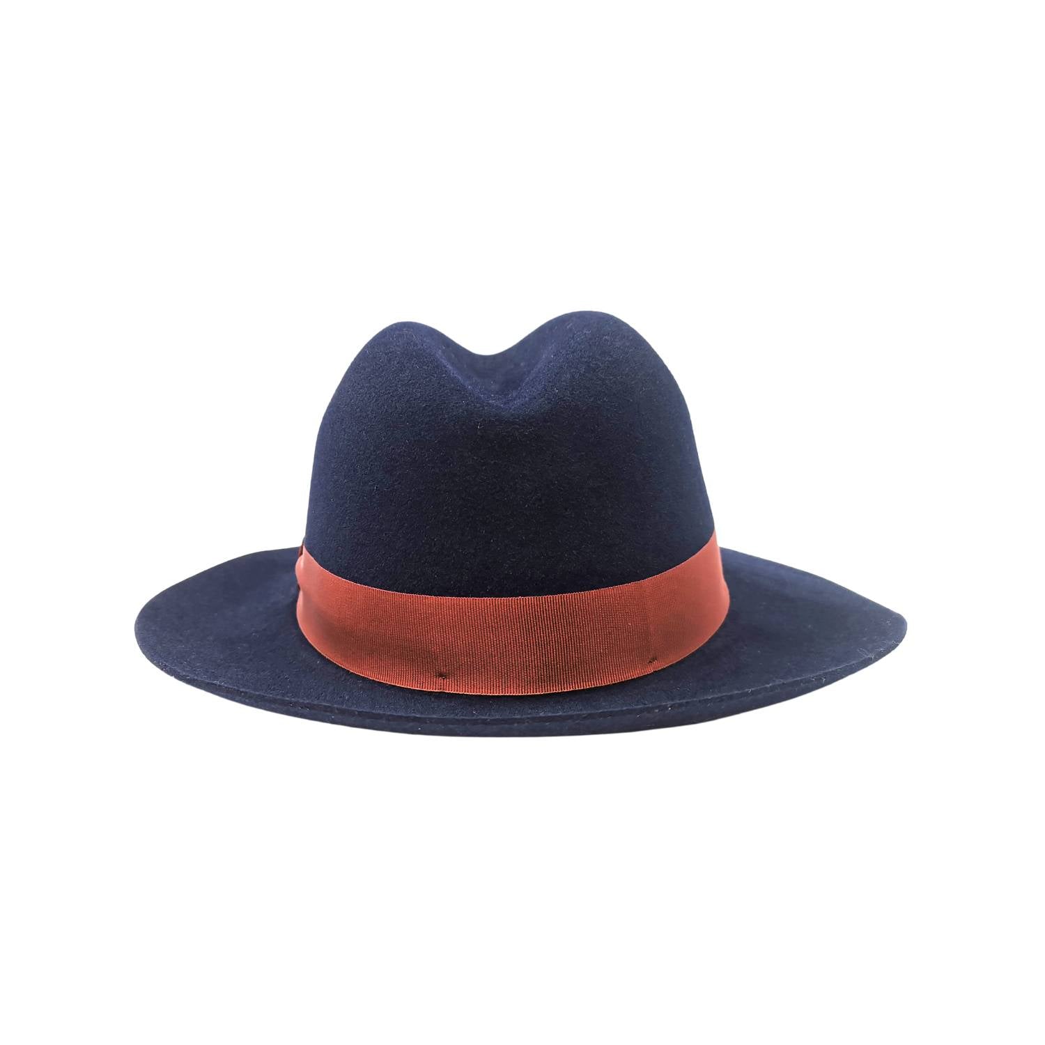 doria-1905-roberto-cappello-fedora-feltro-lapin-blu-notte image 4