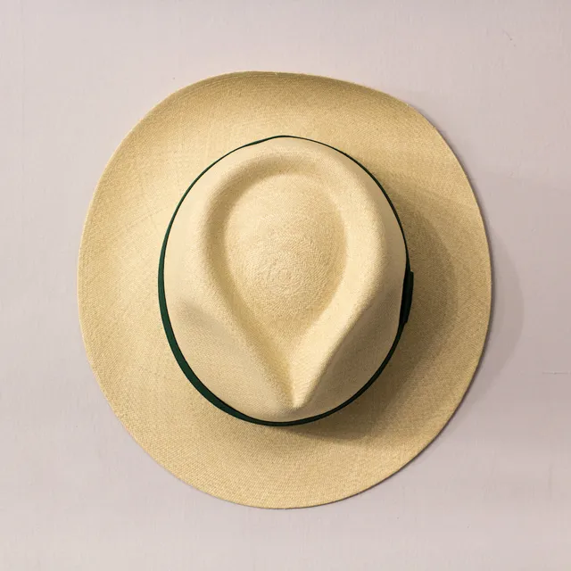 cappellificio-biellese-1935-panama-gota-cappello-in-paglia-con-tesa-6cm image 1