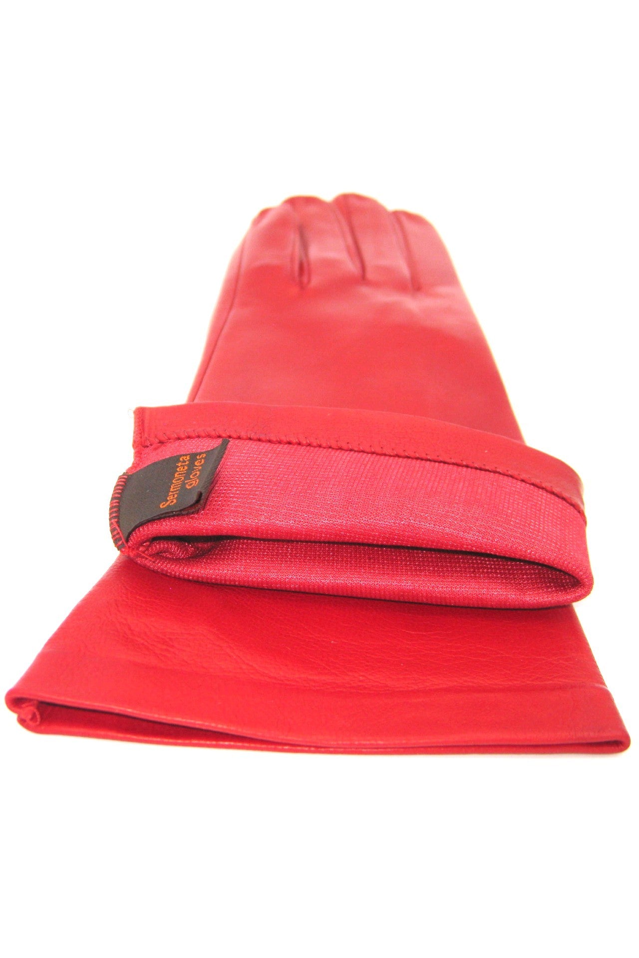 sermoneta-gloves-guanto-classico-donna-in-nappa-foderato-sete-rosso image 4