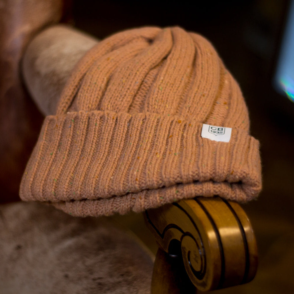 cappellificio-biellese-1935-berretto-in-lana-salmone-beanie-in-pura-lana-donegal image 1
