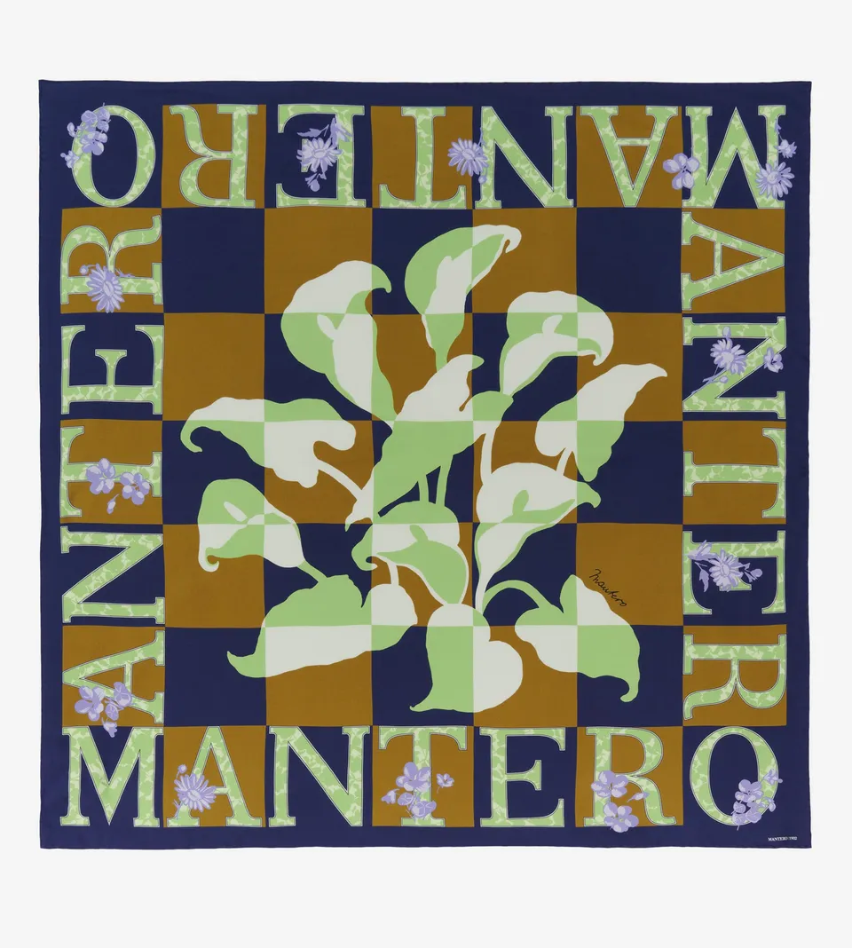 mantero-1902-the-queen-s-gambit-carr-classico-90x90-cm image 1