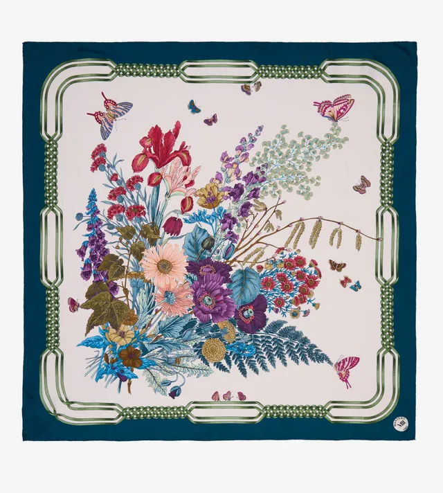 mantero-1902-archivio-n-50-bouquet-carr-classico-90x90-cm-2 image 1